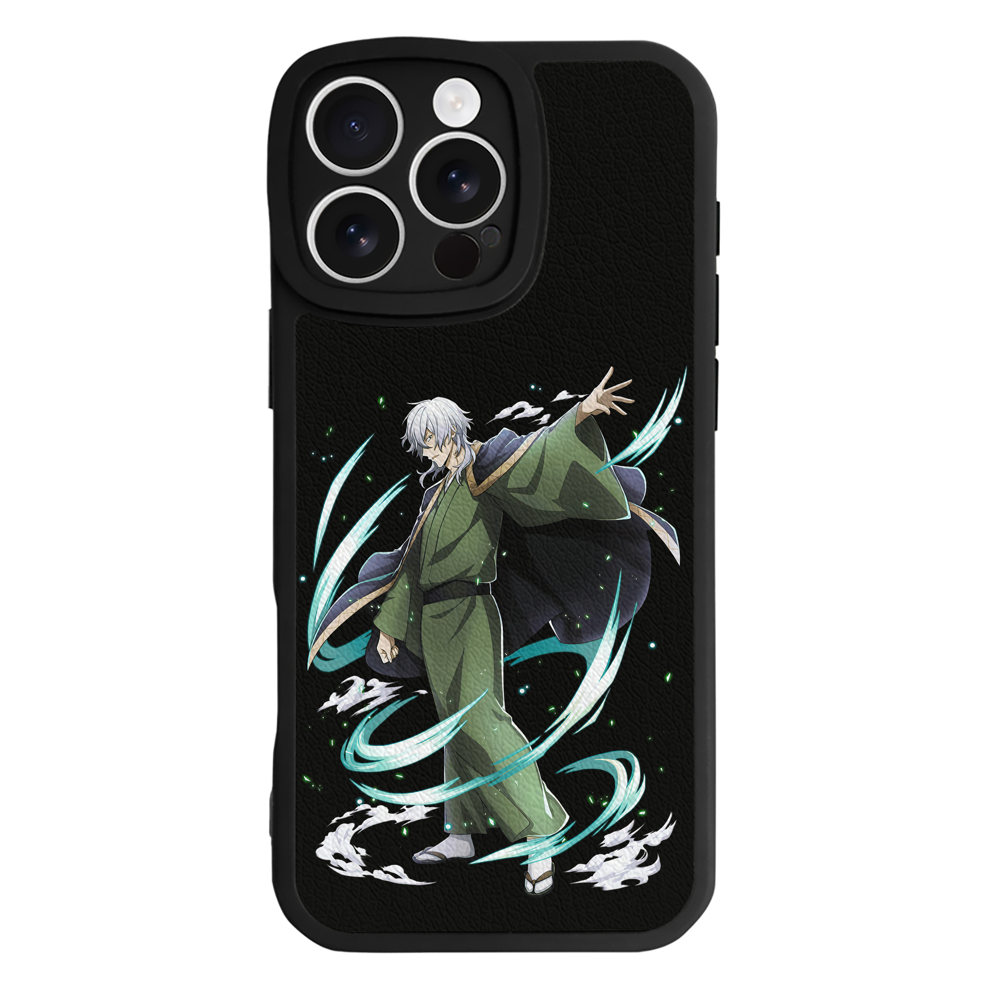 （画像用） 文豪ストレイドッグス Bungo Stray Dogs 【iPhone 16シリーズ対応】シリコンスマホケース（レザー調） 材質：シリコン